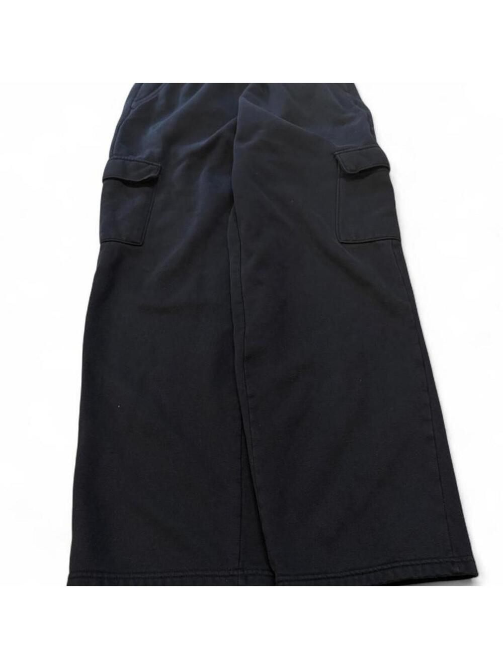 Columbia Sportswear black cargo blank comfy sweatpants baggy wide leg size S